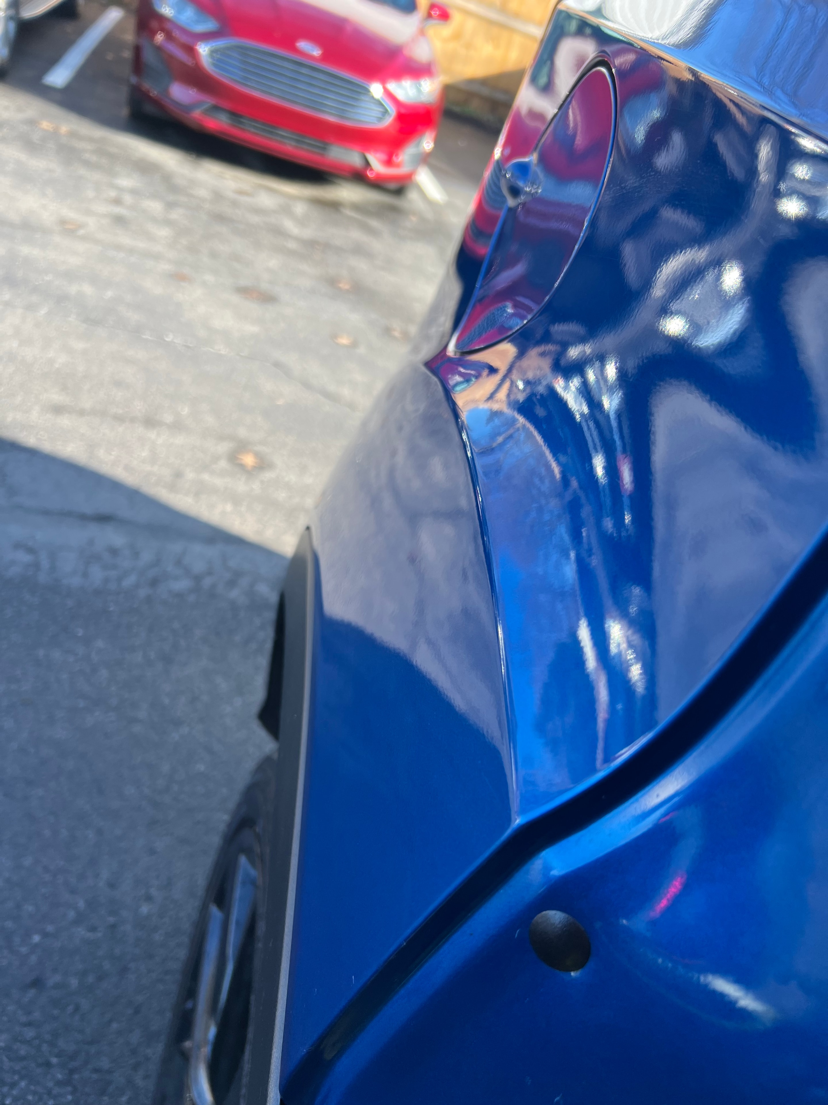 Dent repair result